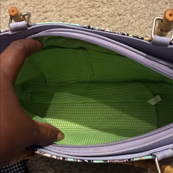 Kate Spade Multicolor Paisley Handbag with Bamboo Handles - Picture 11 of 11